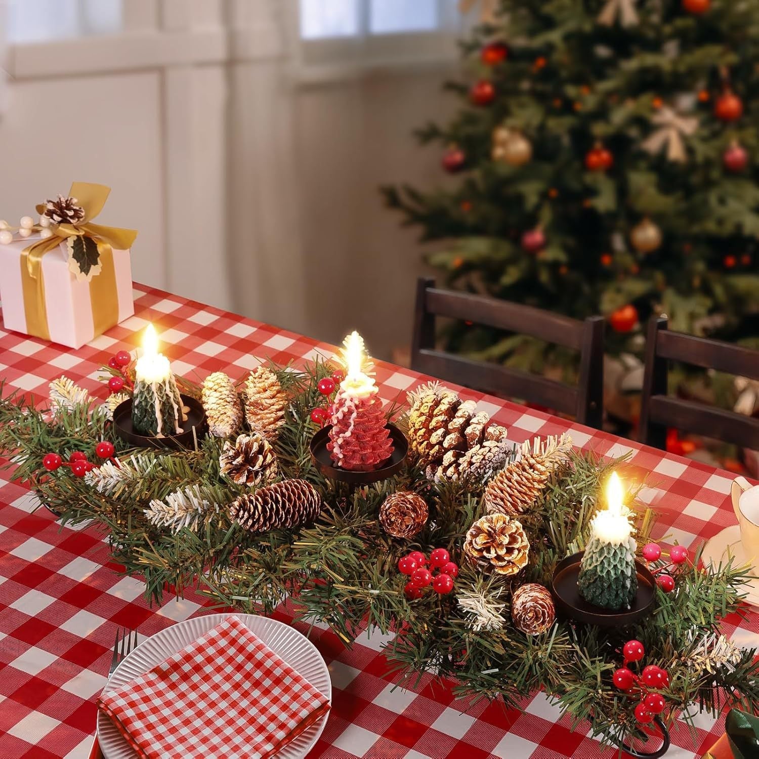 DIY Tisch-Deko „Weihnachtsfest“