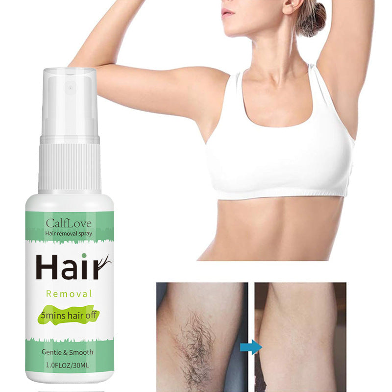 Sanftes Haarentfernungsspray