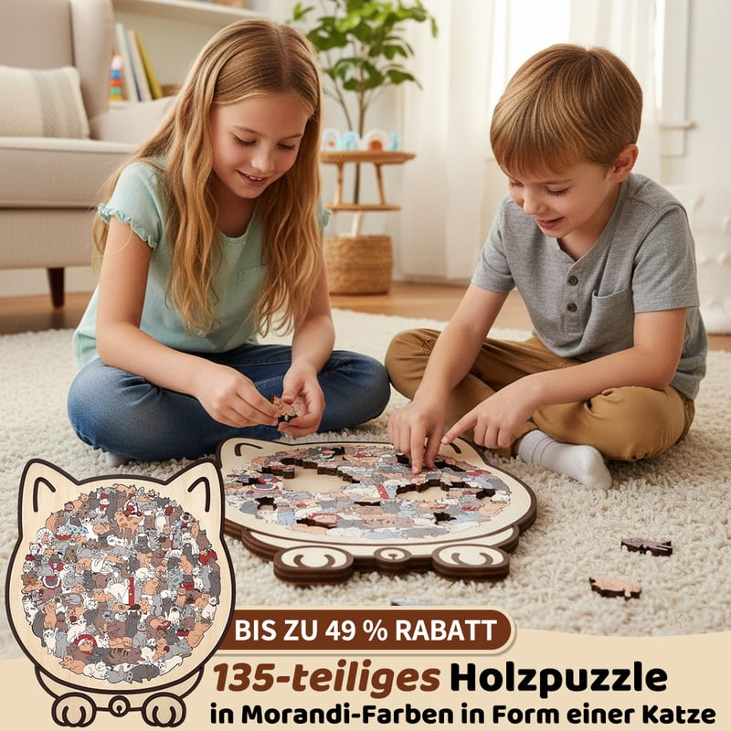 135-Stk. Katzenpuzzle