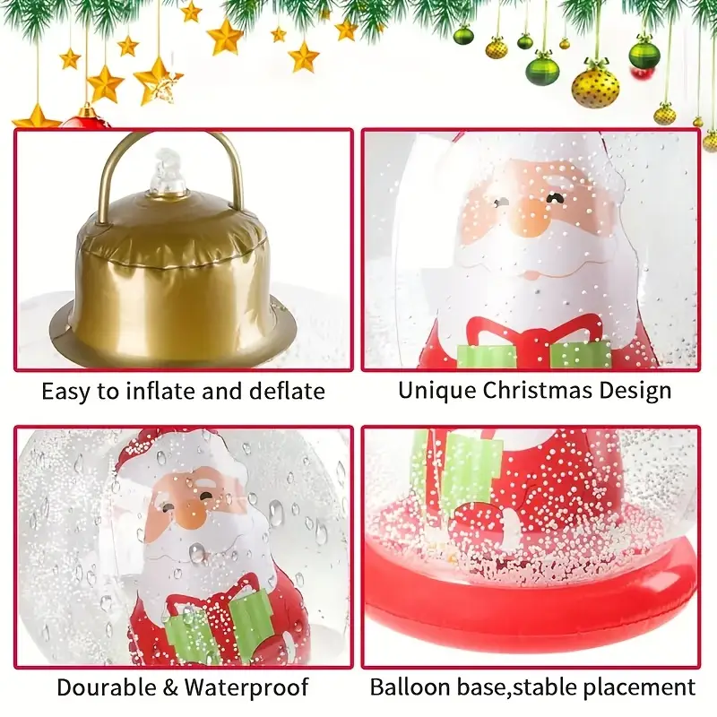 Aufblasbarer Weihnachtsball