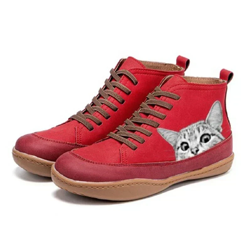 Stiefeletten für Katzenliebhaber