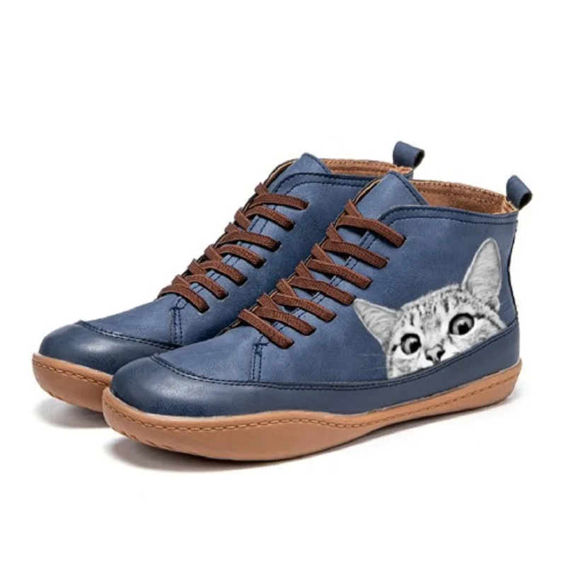 Stiefeletten für Katzenliebhaber