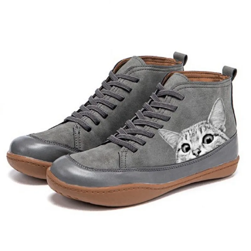 Stiefeletten für Katzenliebhaber
