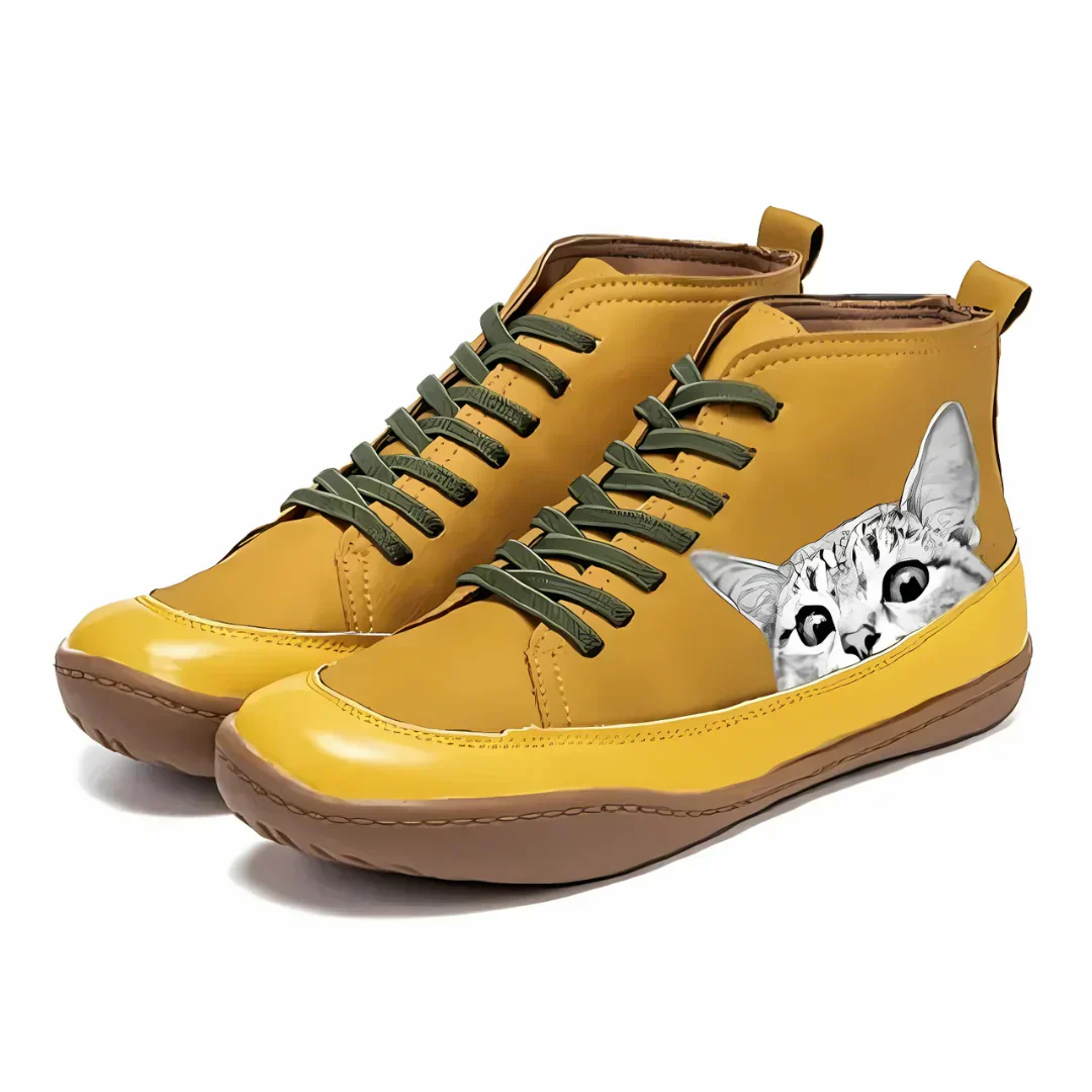 Stiefeletten für Katzenliebhaber