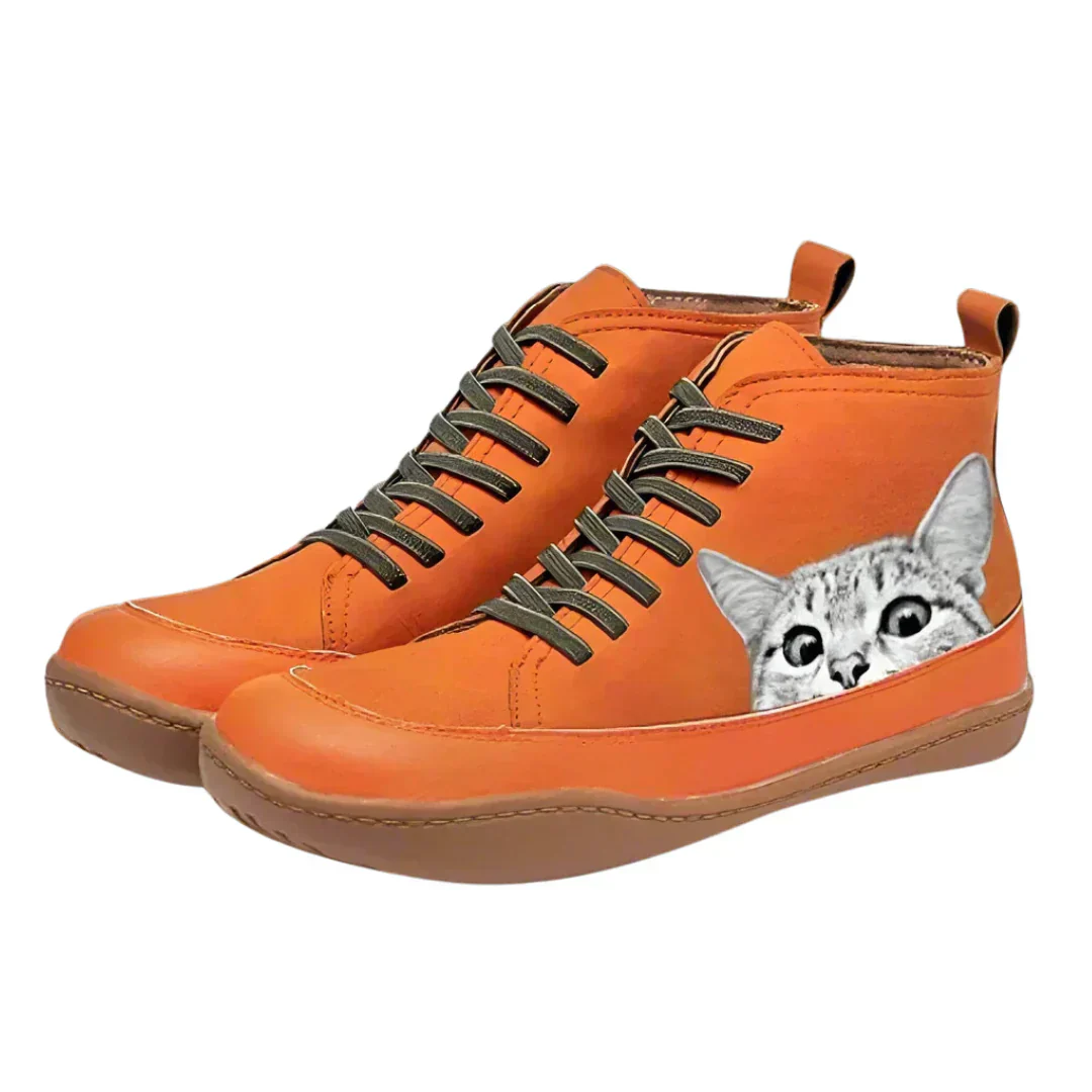 Stiefeletten für Katzenliebhaber