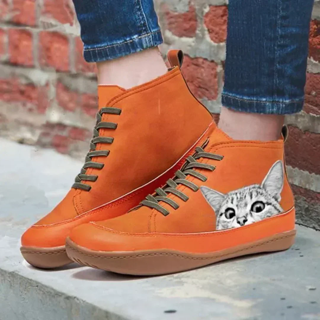 Stiefeletten für Katzenliebhaber