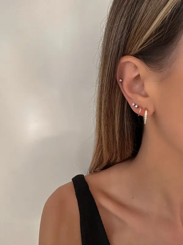 Spiral Hoop Earrings