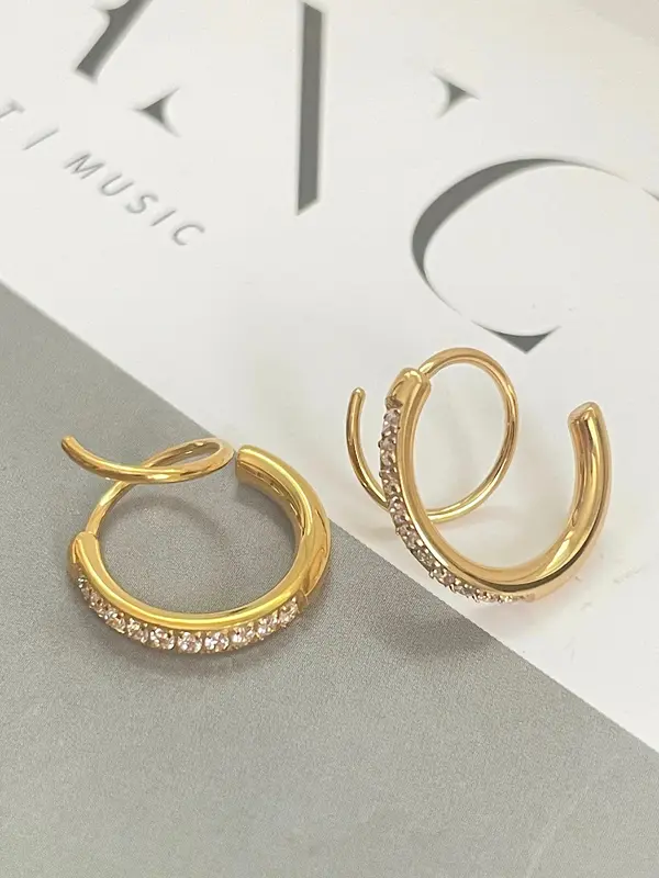 Spiral Hoop Earrings