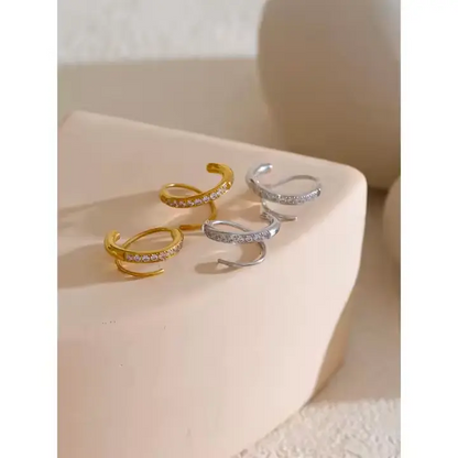 Spiral Hoop Earrings