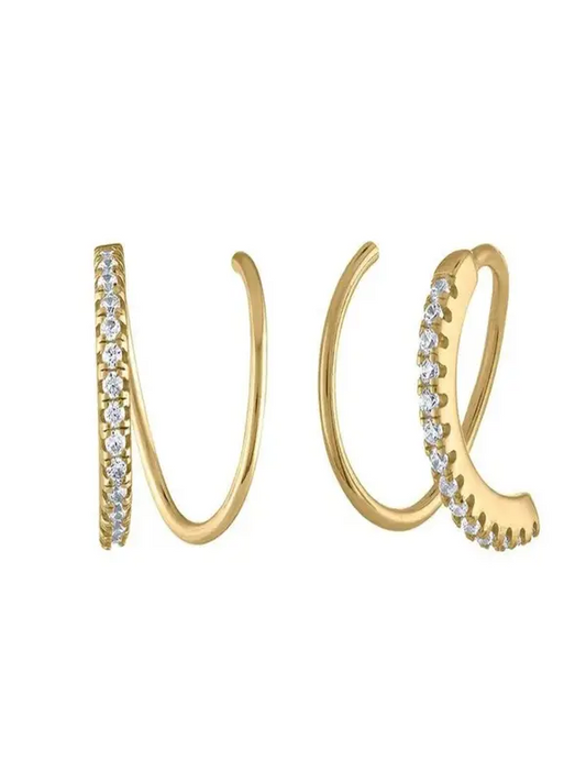 Spiral Hoop Earrings