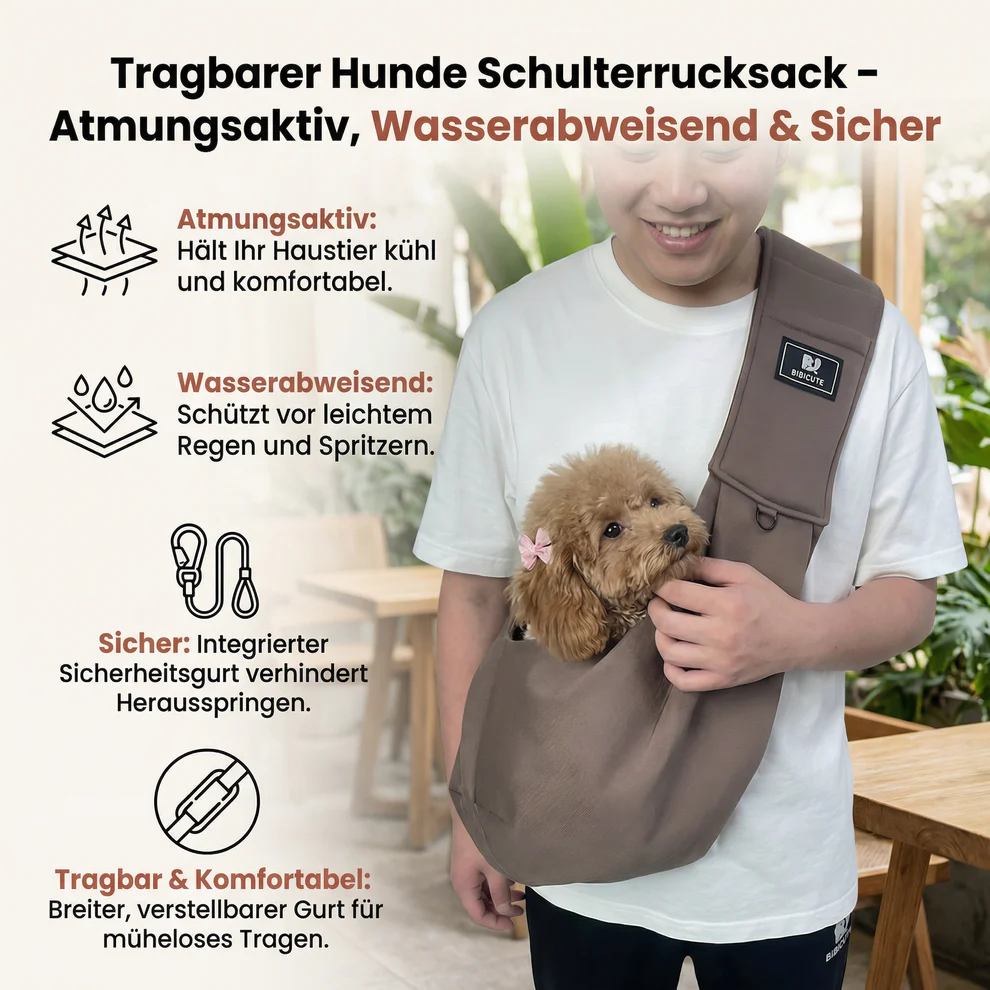 Tragbarer Schulterrucksack