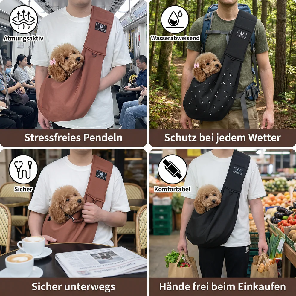 Tragbarer Schulterrucksack