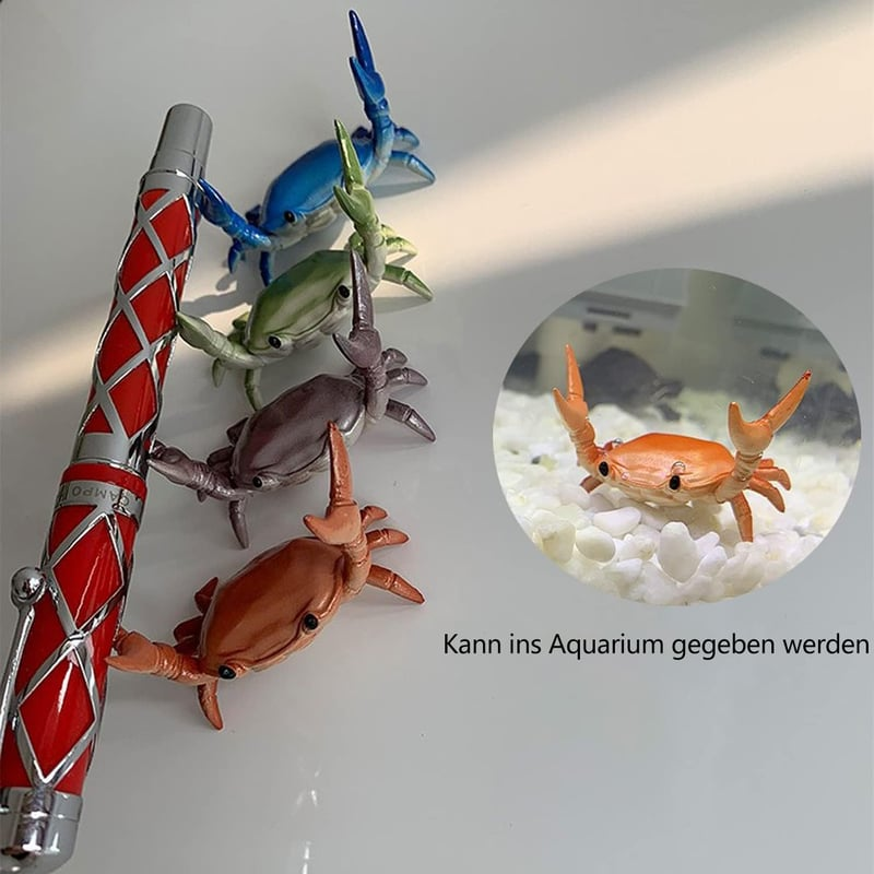 Niedlicher Stiftehalter in Krabbenform