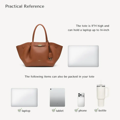 Elegant PU Leather Tote Bag