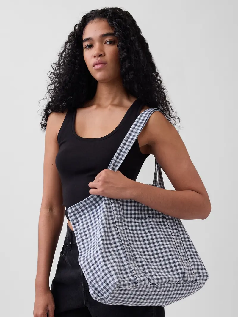 Women's Logo Cotton Tote Bag
