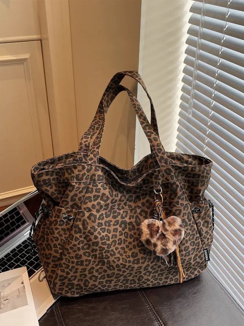 Animal Print Maxi Cotton Bag