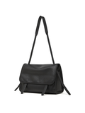 Leather Flap Messenger Bag