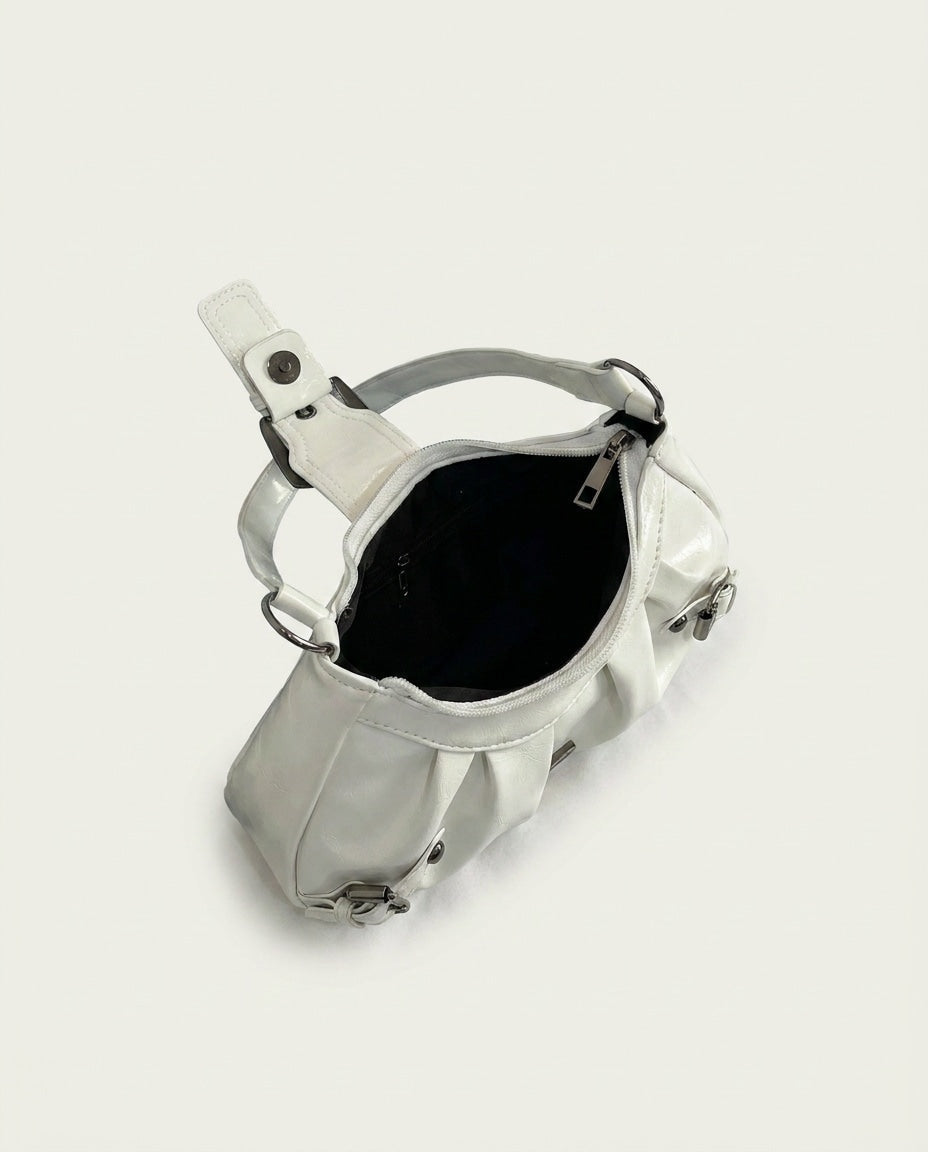 Buckle Detail Shoulder Bag