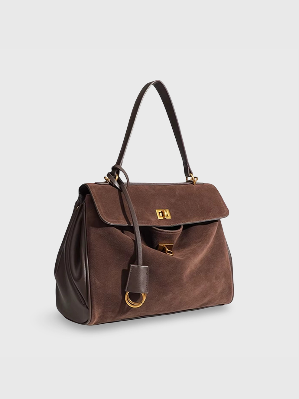 Lock-Clasp Commuter Tote
