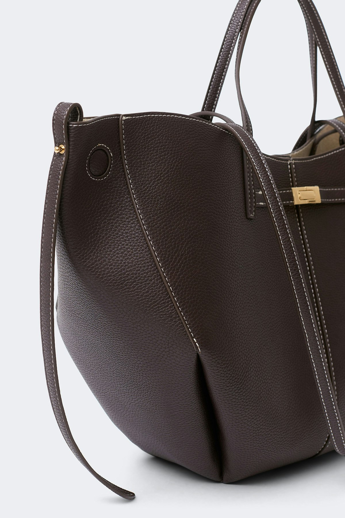 Detail Strap Tote Bag