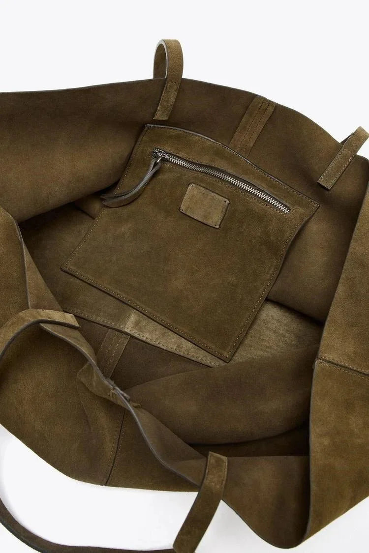 Cynthia Large Suede Tote Bag