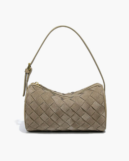 Jessica Woven Suede Bag