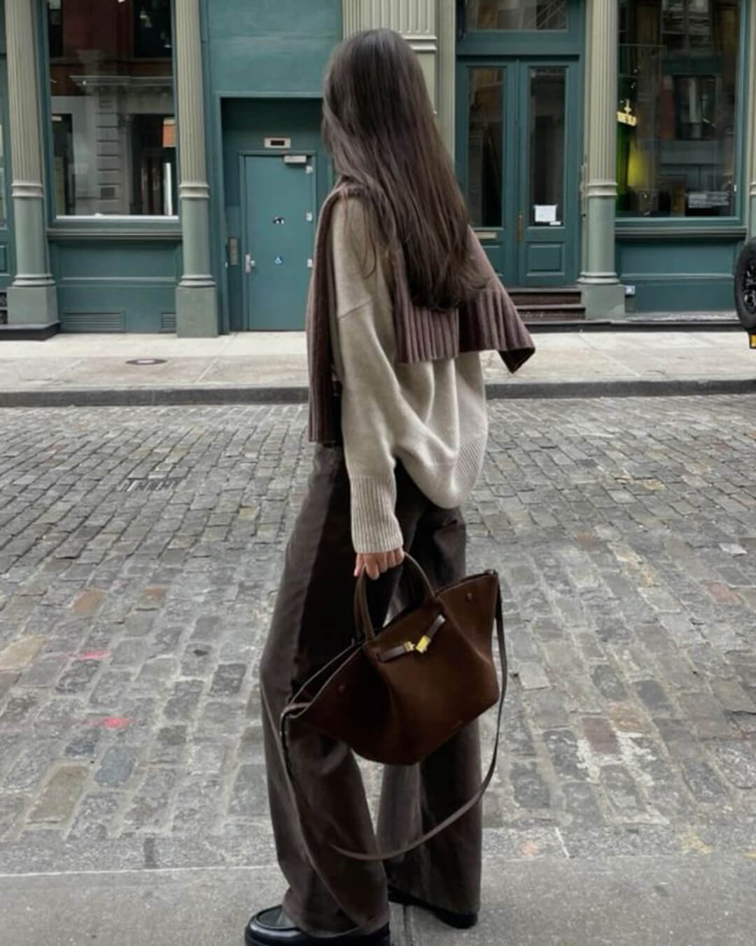 Melanie Suede Bag