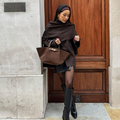 Melanie Suede Bag